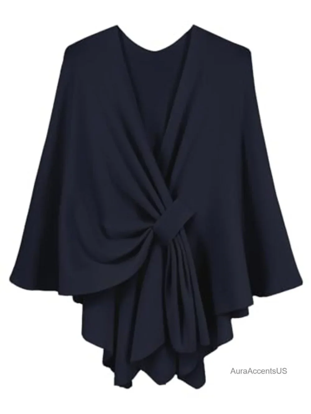 Women's Poncho Sweater Wrap Cross Front Shawl Cape